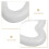 2 Pack Polystyrene Heart Wreath Valentine'S Day Craft Shape Frame 7