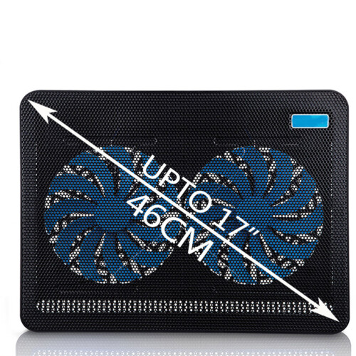 17 Inch Noiseless Laptop Cooler With 2 Usb Cooling Mat 1