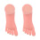 4 Pcs Silicone Manicure Practice Foot Model For Nail Art Training 3