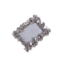 1Pc Silver Ginkgo Leaf Photo Frame Premium Decorative Tabletop Frame