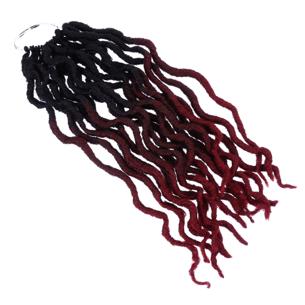 Aboofan 2Pcs Nu Locs Crochet Braids Faux Locs Hair Wig For Women