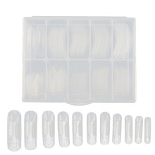 2 Boxes Nail Patch Art Tool Fingernail Molds Tips False Nails Gel