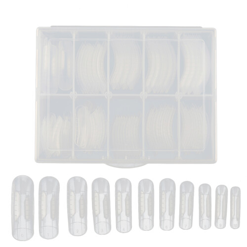 2 Boxes Nail Patch Art Tool Fingernail Molds Tips False Nails Gel