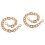 2 Pcs One-Shoulder Tote Metal Chain Short Bag Replacement Handle 4