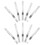 30pcs Screen Window Fixing Clip Stainless Steel For Home Use 8