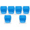 6 Pcs Feed Box For Rabbits Plastic Poultry Terrarium 2