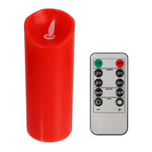 3 Sets Red LED Candle Lamps Smokeless with Remote