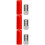 3 Sets Red LED Candle Lamps Smokeless with Remote 9