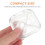 Denture Box With Lid For Portable Storage And Retainer Case 7