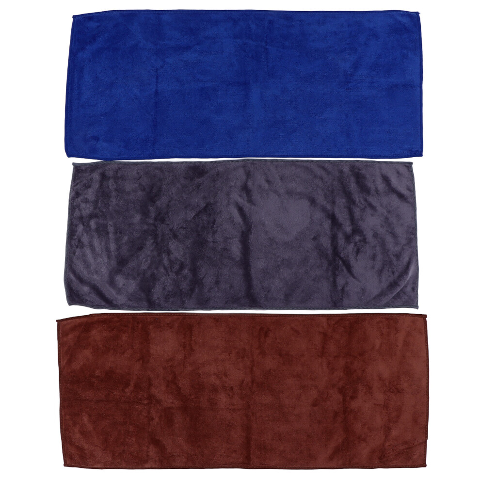 3Pcs Microfiber Car Towels Super Absorbent Double Sided Wash Drying