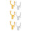 3 Pieces Curtain Rods No Drilling Clothes Pole Fork 10