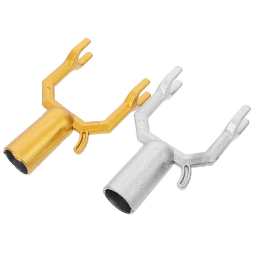 3 Pieces Curtain Rods No Drilling Clothes Pole Fork 2