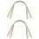 4Pièces Sac Beige Rivets, Remplacement Tote Durable 5