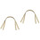 4Pièces Sac Beige Rivets, Remplacement Tote Durable 4