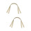 4Pièces Sac Beige Rivets, Remplacement Tote Durable 7