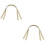 4Pièces Sac Beige Rivets, Remplacement Tote Durable 6