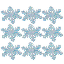 150St Kinder Haarspeld DIY Sneeuwvlok Accessoires Lichtblauwe Patches