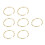 14 Pcs Metal Binder Rings for Book Binding Loose Leaf 2