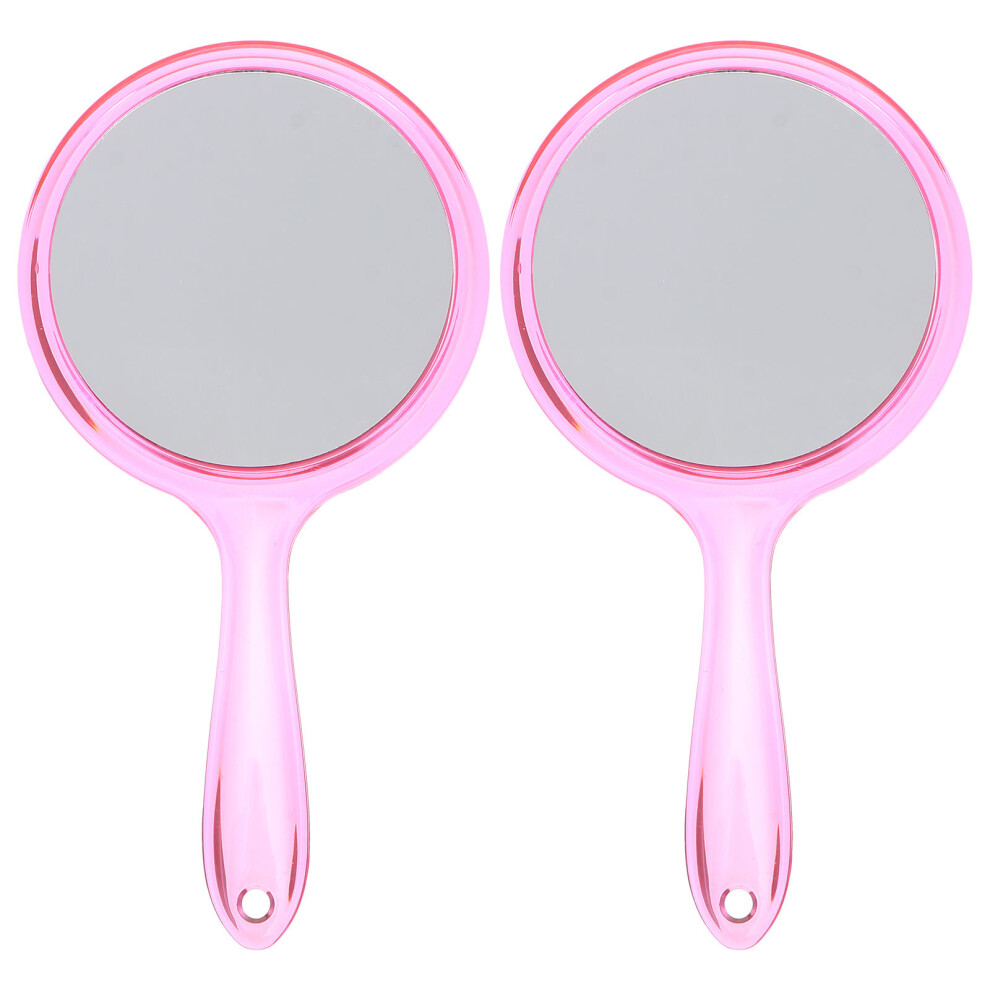 Iplusmile 6 Pcs Double-Sided Handheld Magnifying Mirrors With Handle