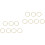 14 Pcs Metal Binder Rings for Book Binding Loose Leaf 6