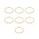 14 Pcs Metal Binder Rings for Book Binding Loose Leaf 1