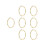 14 Pcs Metal Binder Rings for Book Binding Loose Leaf 3
