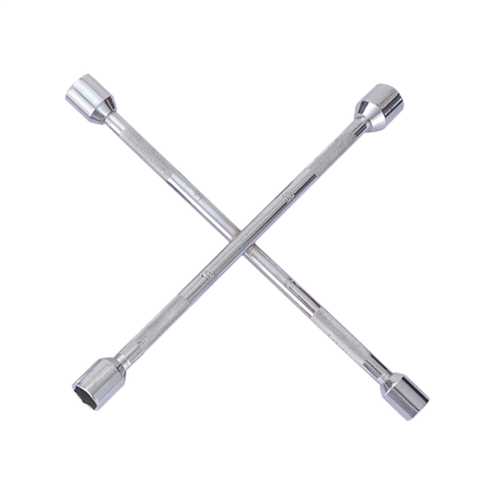 Lugs Nut Wrench Brace Extended 4-Way Car Wheel Nut Wrench, Anti Slip Compact Lug Wrench, Tire Iron Nut Wrench Set 9016109245748