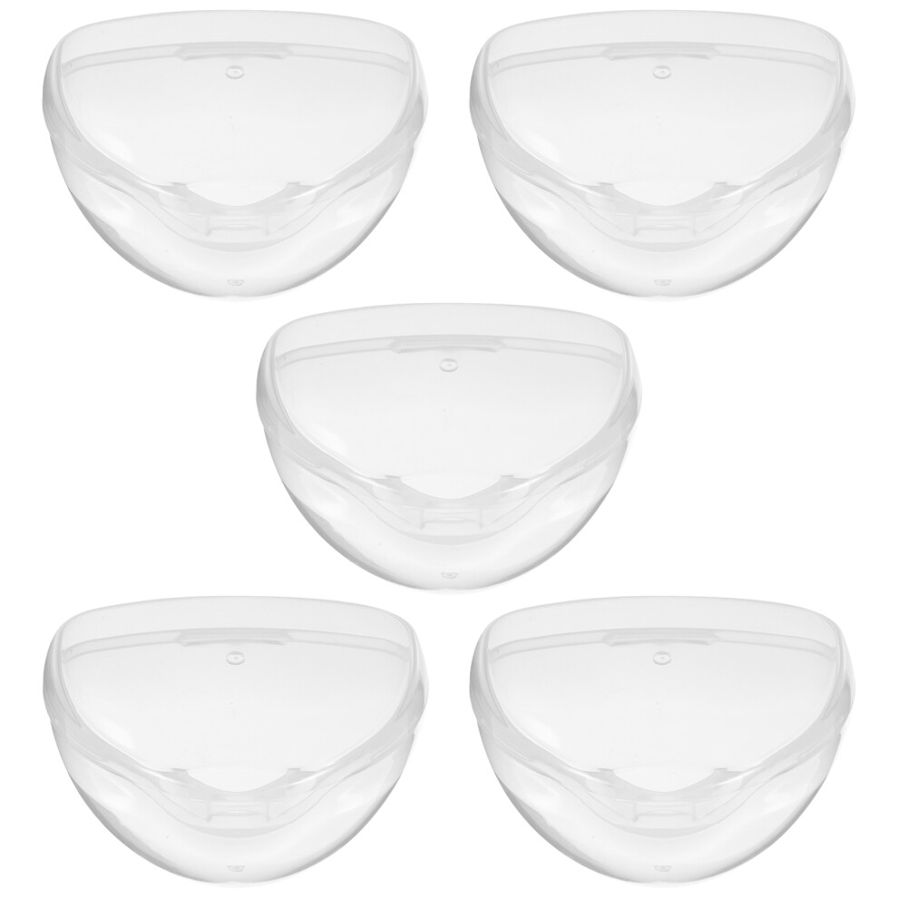 5Pcs Portable Baby Pacifier Case Dust-Proof Storage Container Happyyami