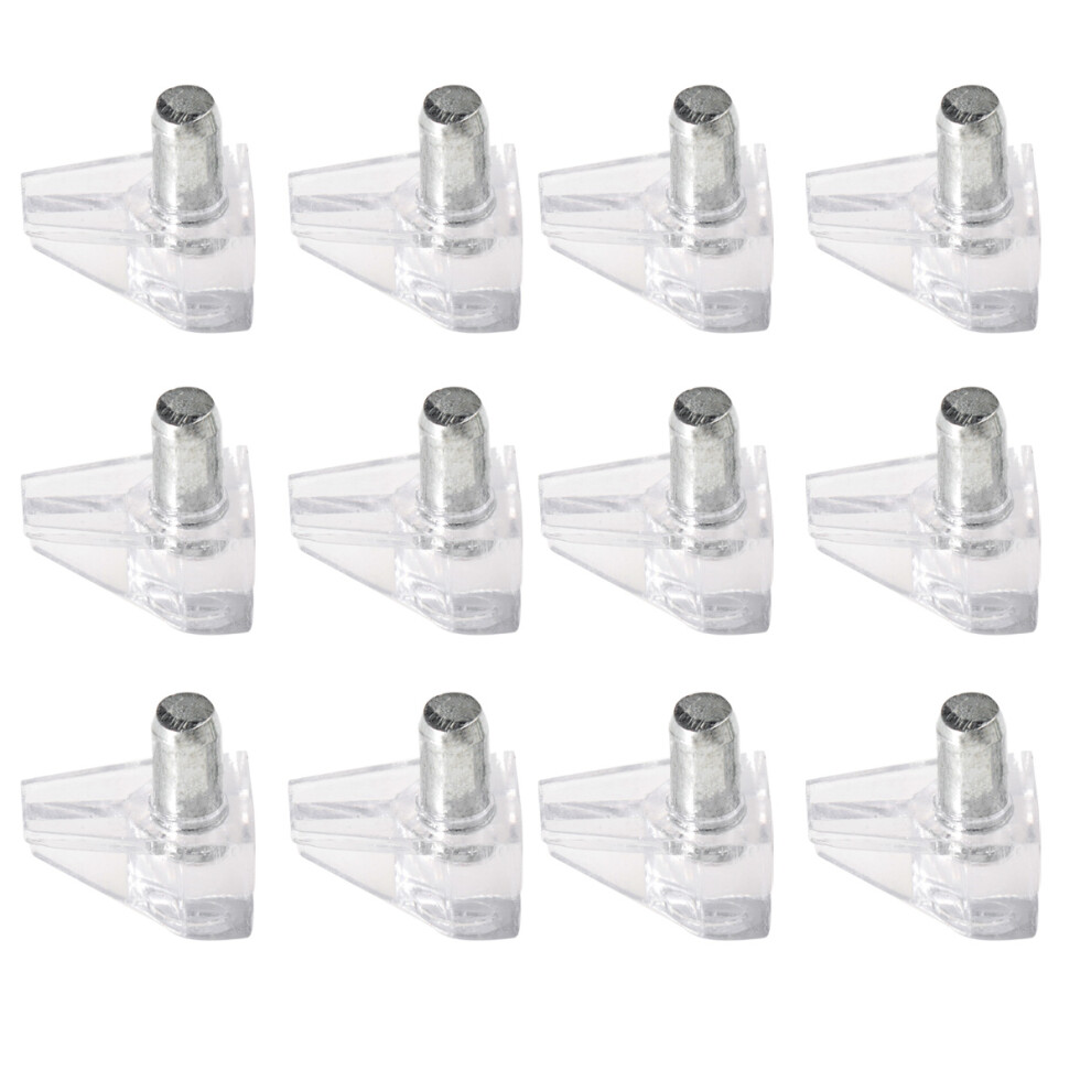 Clear Shelves 120 Pcs The Cabinet Shelf Brackets Pegs Cupboard White 013798206561