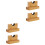 2 Pairs Baseball Bat Racks Bats Storage Organizer Holder Accessories 5
