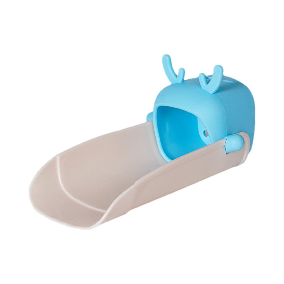Toddler Faucet Extender Pp Material 2.76X5.83x3.15 In Sink Spout Extension For Kids Blue