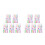 2 Pack Square Rhinestone Stickers Self-Adhesive Gems Child 6