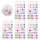2 Pack Square Rhinestone Stickers Self-Adhesive Gems Child 1