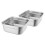 2Pcs Stainless Steel Vegetable Basin for Kitchen Use 11
