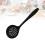 2Pièces Silicone Noire Long Manche Pour Filtrer Soupe 11