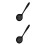 2Pièces Silicone Noire Long Manche Pour Filtrer Soupe 5