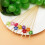 100Pièces Bâtonnets Bambou Multicolores Pour Apéritifs Fruits 11