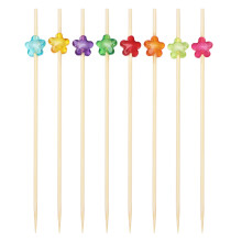 100pcs 12cm Bamboo Sticks for Wines Sandwiches
