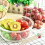100Pièces Bâtonnets Bambou Multicolores Pour Apéritifs Fruits 10