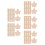 750 Pcs Unfinished Wooden Maple Leaf Cutouts For DIY Fall Decor 7