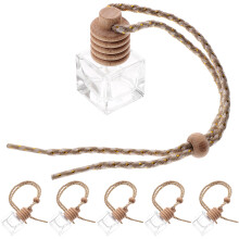 30Pcs Clear Glass Car Fragrance Diffuser Bottles Reusable & Decorative