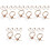 30Pcs Clear Glass Car Fragrance Diffuser Bottles Reusable & Decorative 5