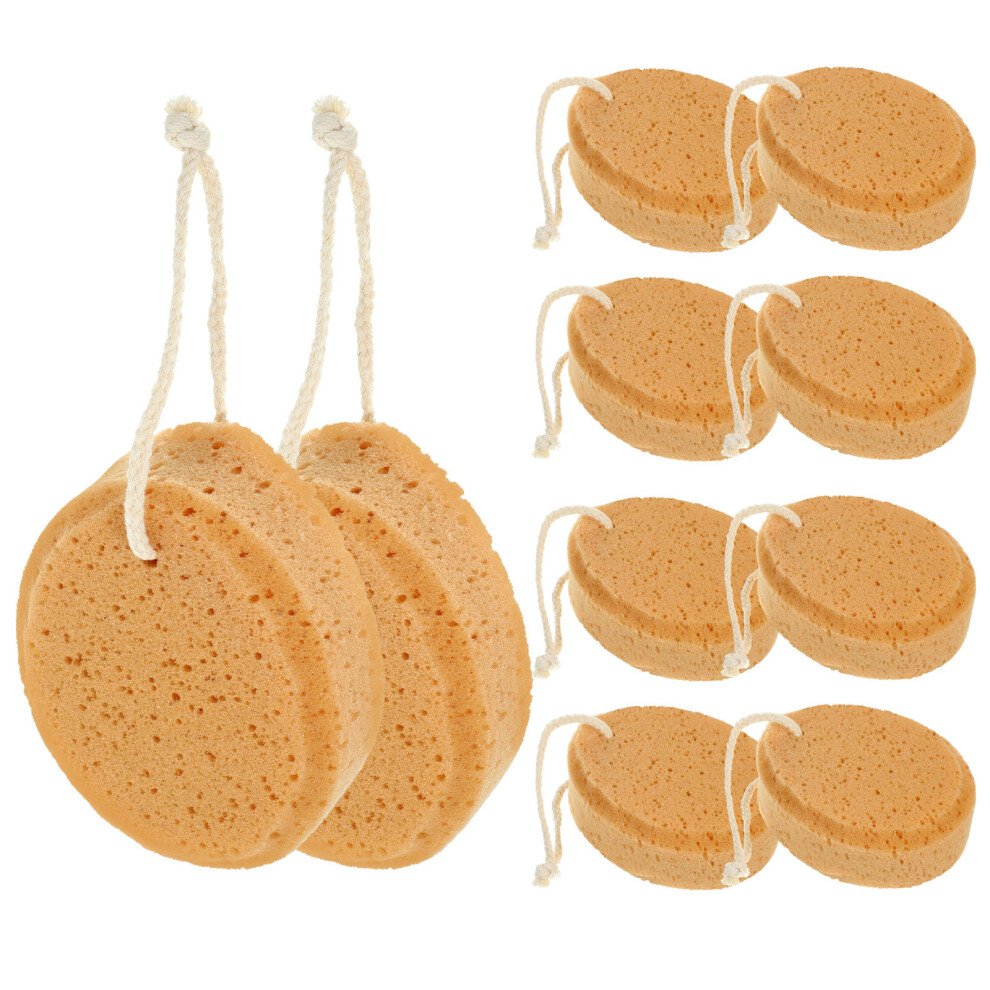 Villcase 20 Pcs Honeycomb Shower Sponge Body Scrubber Cleansing Supply