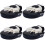 4Pcs Boxing Punching Pad Martial Arts Training Focus Mitt 5