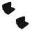 2Pcs Portable Microphone Case Hard Eva Handheld 3