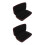 2Pcs Portable Microphone Case Hard Eva Handheld 8