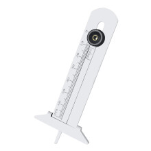Tire Tread Depth Gauge Stainless Steel T-Shape Ruler For Car Maintenance Outdoor Monitoring And Semi Truck Inspection