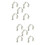 10 Pcs Barbecue Probe Holder Clips For Kitchen Bbq Grill Thermometer 7