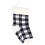 (Black + White) Mini Knitting Christmas Stocking Acrylic Black White 1