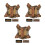 3Pcs Harness And Leash Adjustable Vest For Small Pets 5